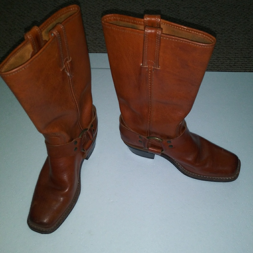Frye harness boots